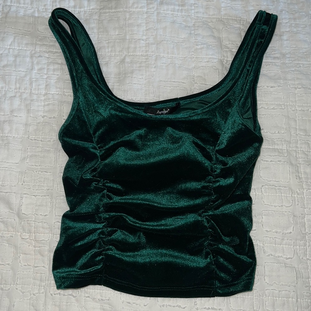 Emerald green top